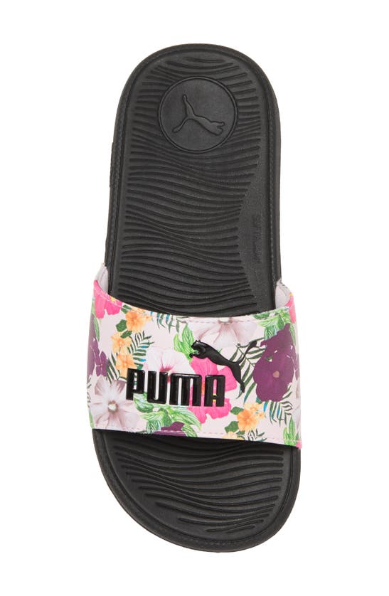 Shop Puma Cool Cat 2.0 Slide Sandal In Whisp Of Pink- Black
