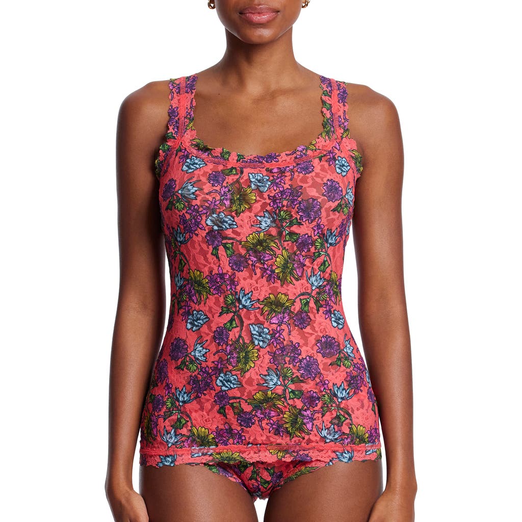 Hanky Panky Printed Signature Lace Classic Cami In Wonderland Blooms