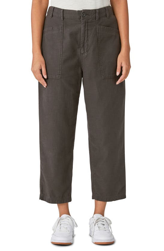 Shop Lucky Brand Easy Pocket Utility Pants In Raven