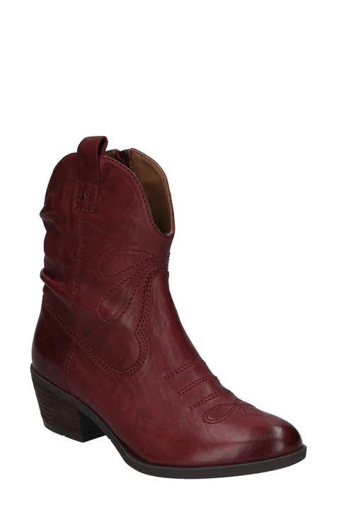 Rampage Valiant Cowboy Boots in Red