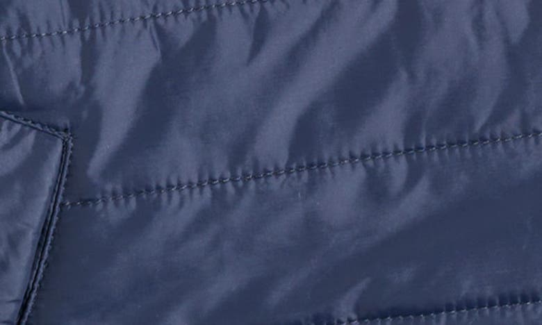 Dockers Nylon Quilted Bomber Jacket In Navy