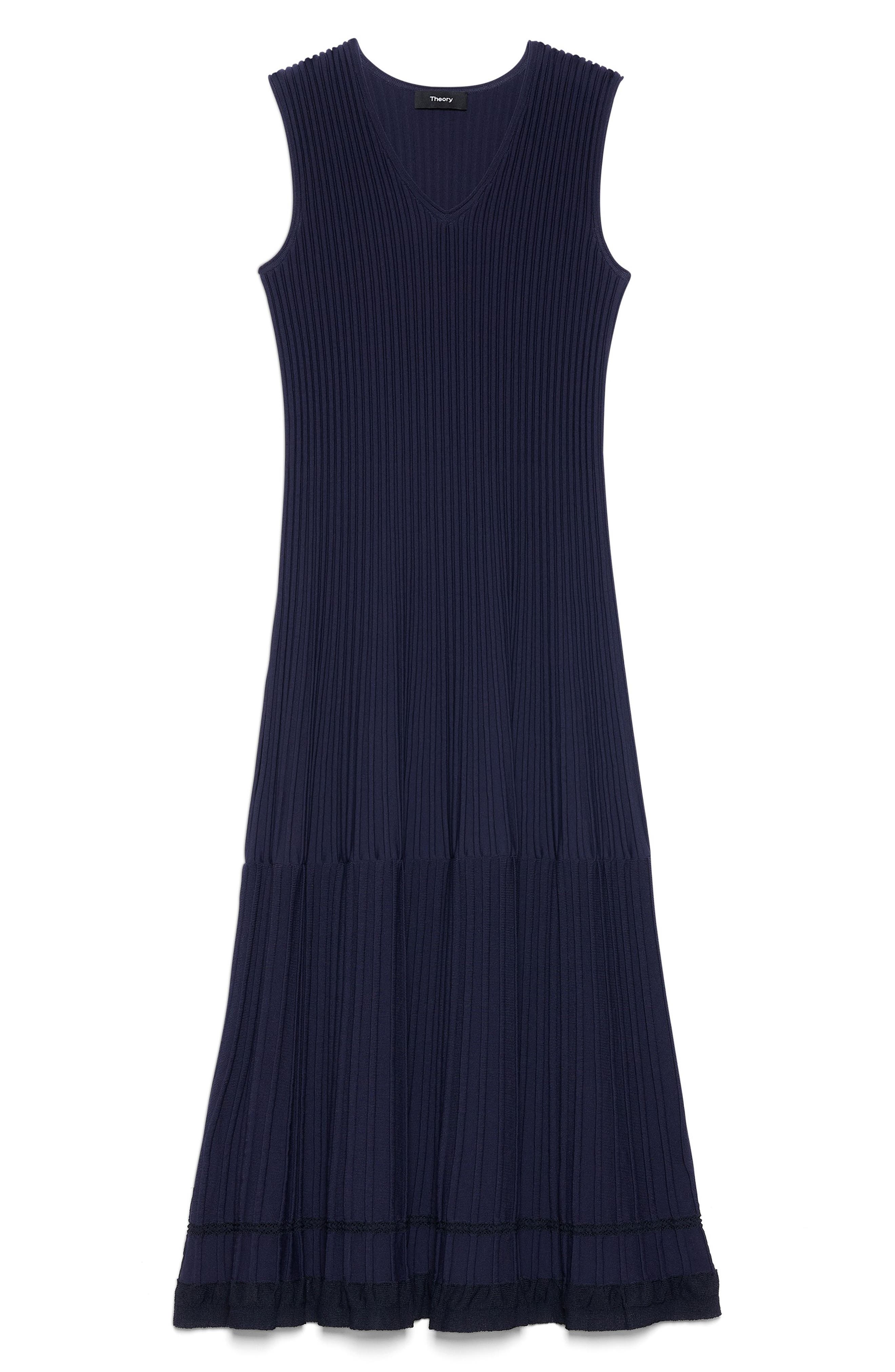 theory pleated tank dress
