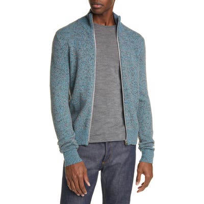 John Elliott Tommy Zip Sweater, Blue