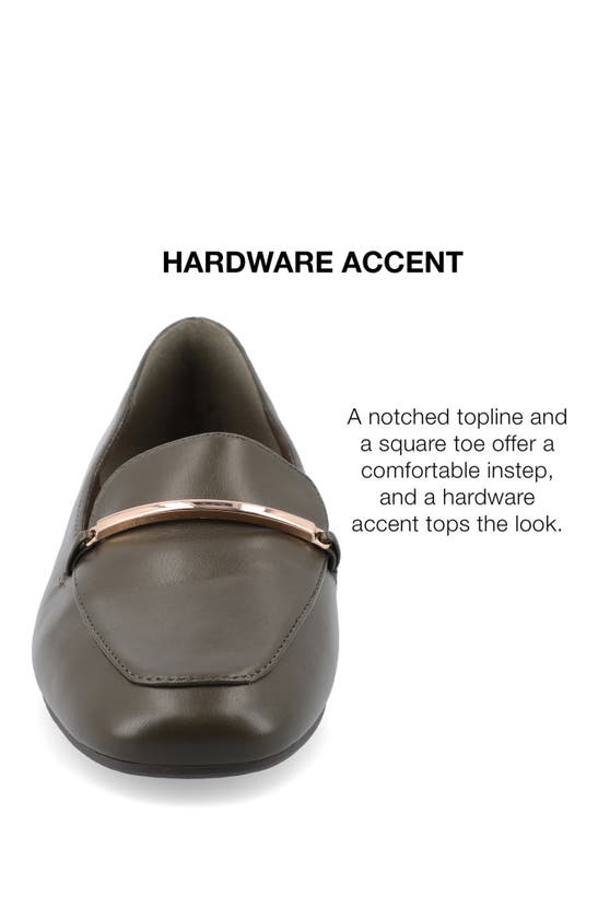 Shop Journee Collection Wrenn Loafer In Olive