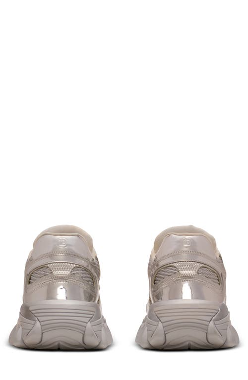 Shop Balmain B-east Sneaker In Silver