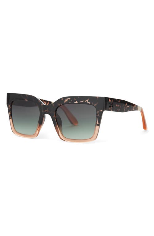 Shop Toms Adelaide 52mm Gradient Square Sunglasses In Tortoise Apricot Crystal Fade