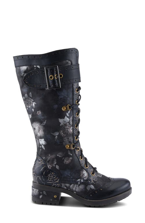 Shop L'artiste By Spring Step Kisha Boss Boot In Black Multi