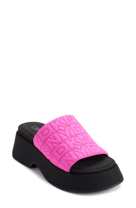 Logo Quilt Platform Sandal (Women)