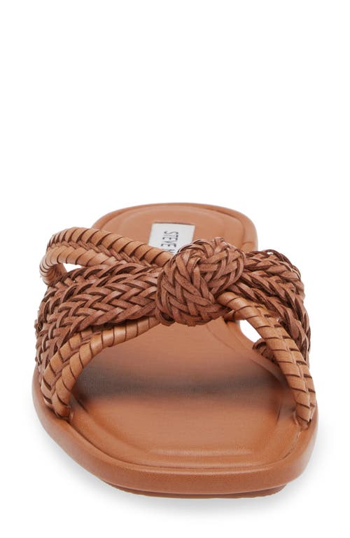 Shop Steve Madden Kandace Slide Sandal In Cognac