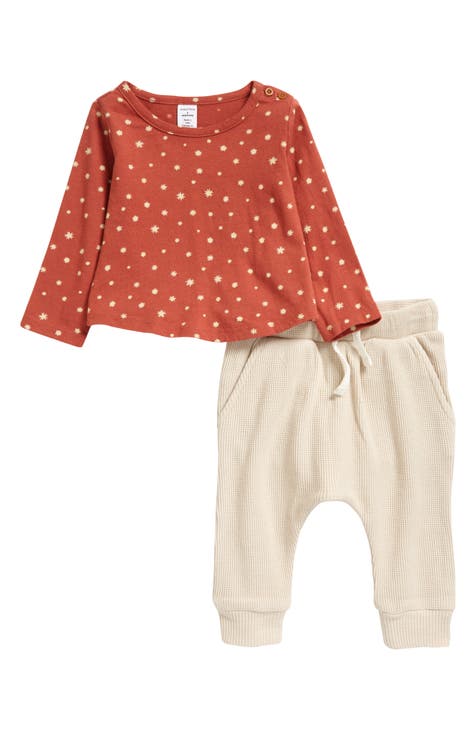 Kids' Nordstrom Playground Print Top and Joggers Set (Baby)
