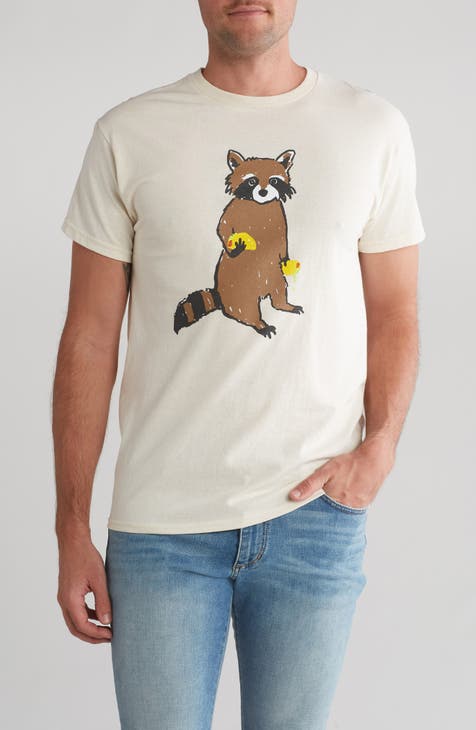 Double Taco Raccoon Graphic T-Shirt