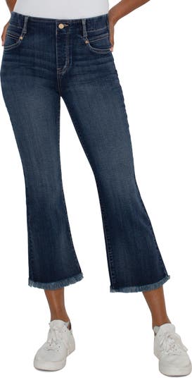 cropped flare jeans — Gobel West