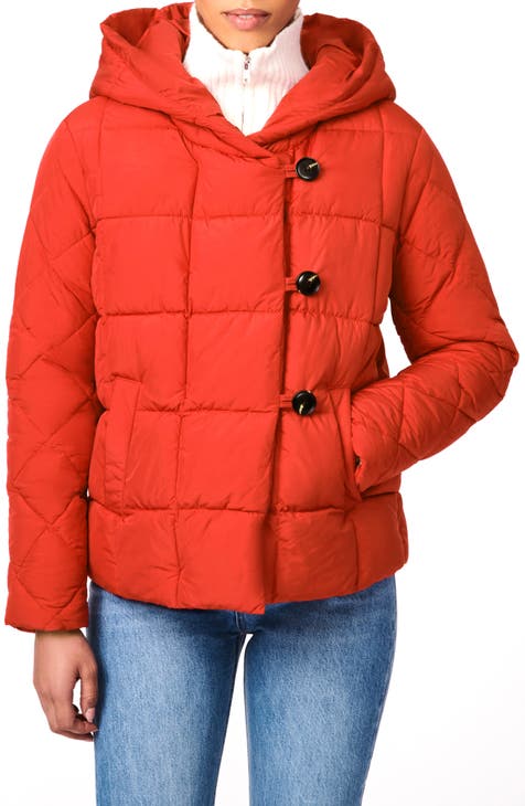 Cat & Jack 12m Puffer Winter Jacket Coat Orange