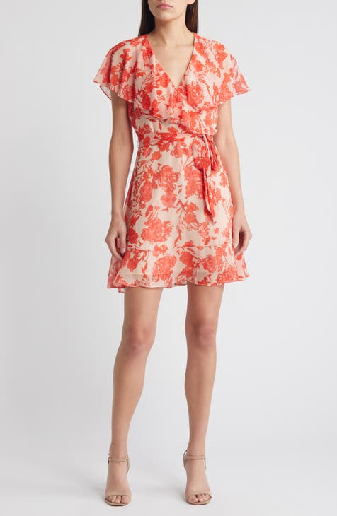 Floral Wrap Minidress