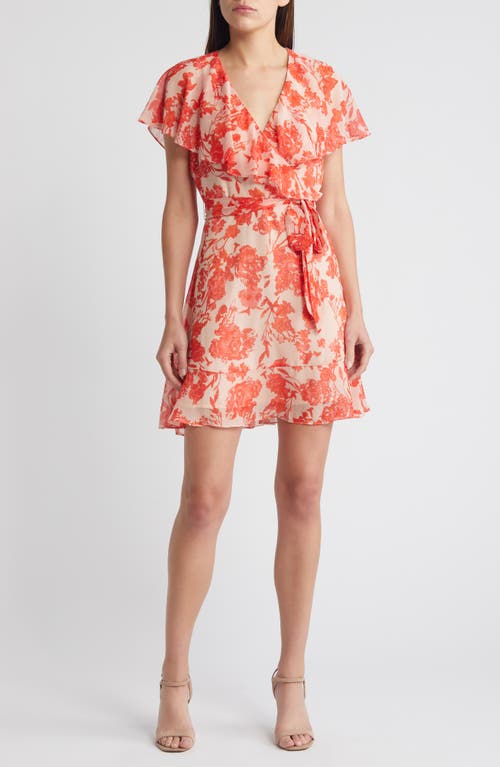 Chelsea28 Floral Wrap Minidress at Nordstrom,