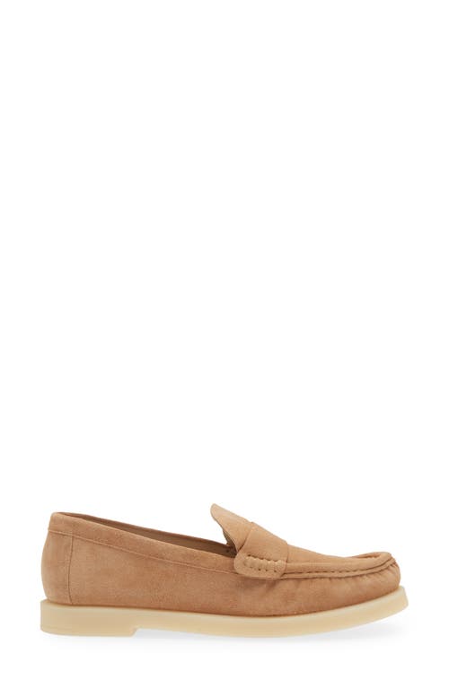 Shop Stuart Weitzman Blake Loafer In New Camel/cream