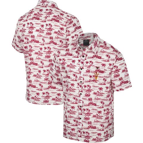Tommy Bahama Padres Paradise Fly Ball Camp Button-Up Shirt - Men's
