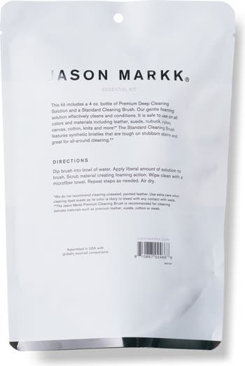 Jason Markk - Essential - Kit de nettoyage pour chaussures avec brosse