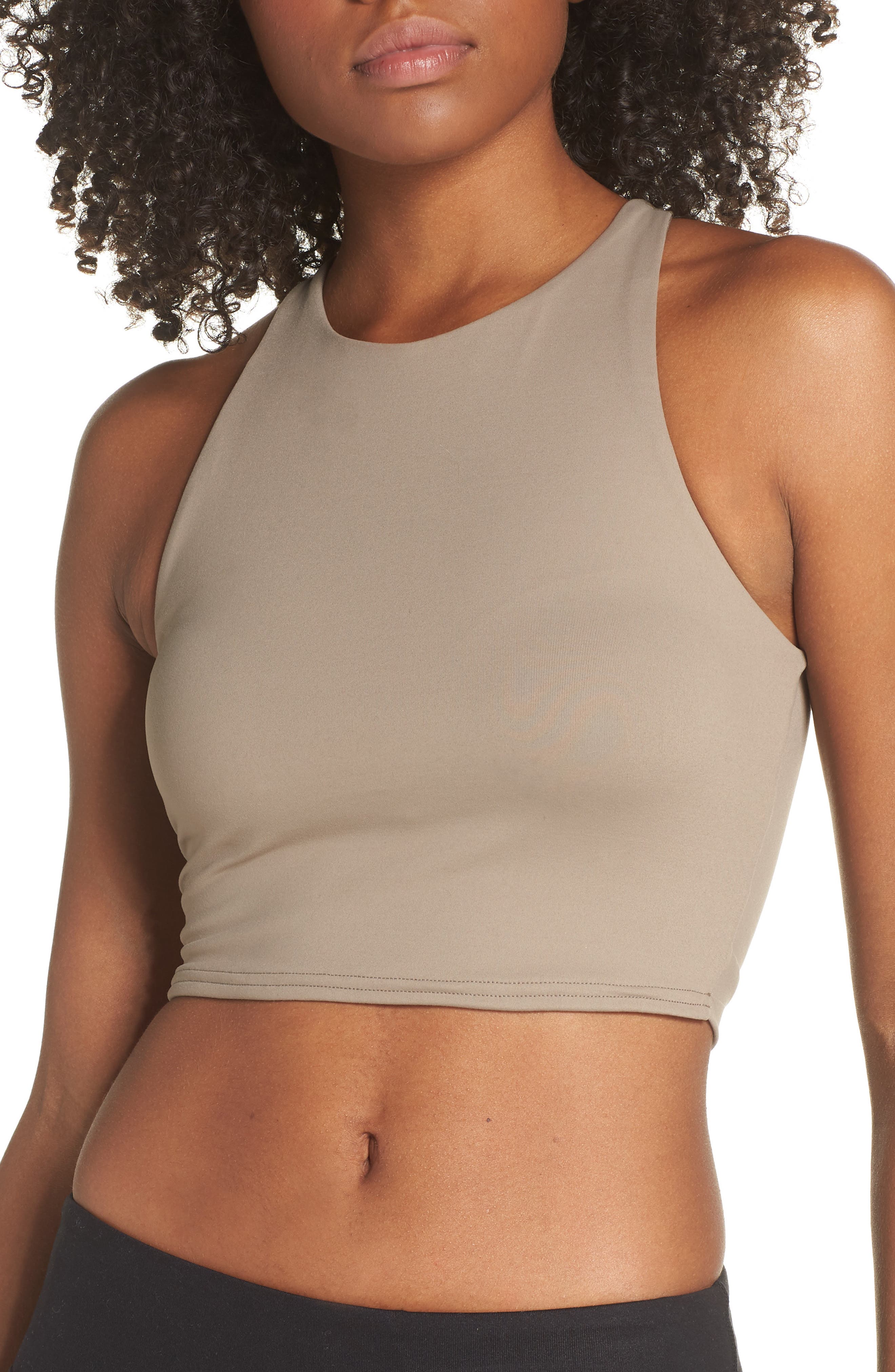 nike white indy sports bra