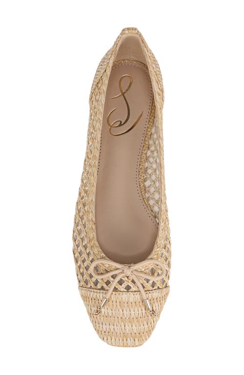 Sam Edelman May Ballet Flat Dark Natural In Dark Natural