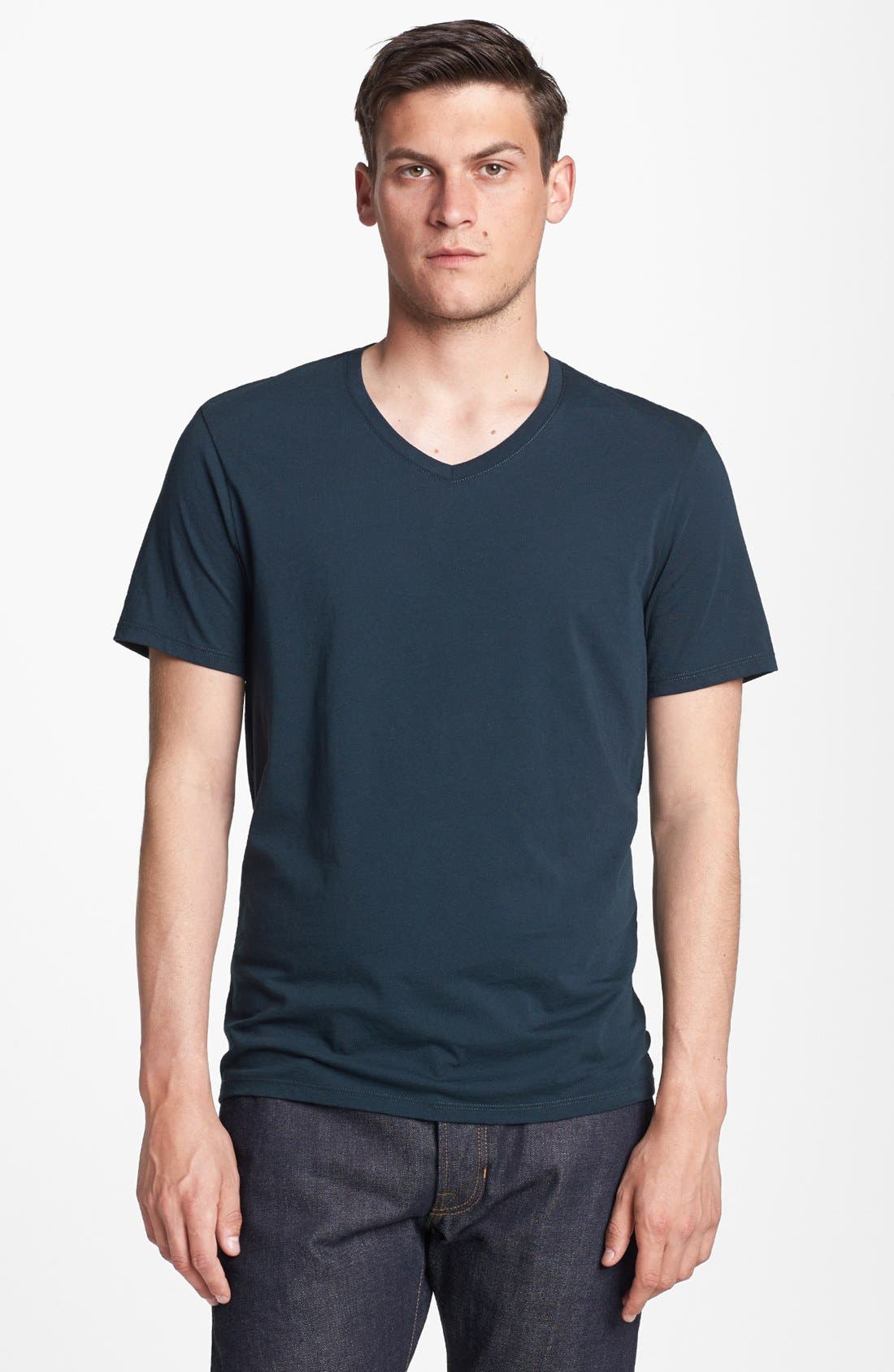 Vince Pima Cotton Jersey VNeck TShirt Nordstrom