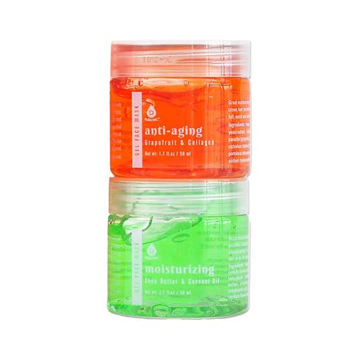 Pursonic Touchscreen Led Vanity Mirror And Luxurious Gel & Mud Face Mask Set In Multicolor
