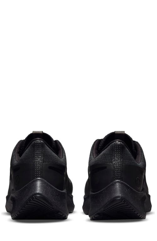 Shop Nike Air Zoom Pegasus 38 Shield Water Repellent Running Shoe In Black/black