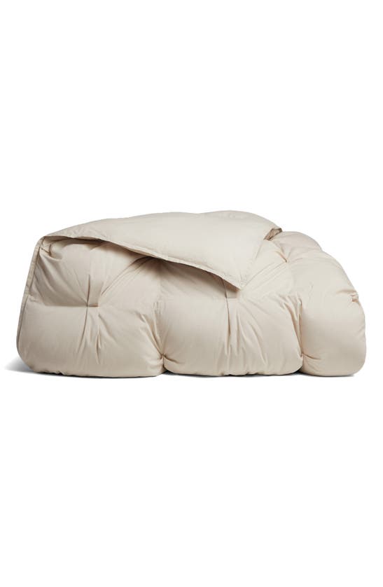 Shop Parachute Organic Cotton Puff Comforter In Bone