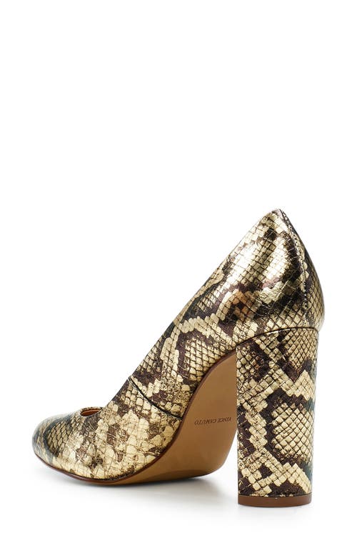 Shop Vince Camuto Desimmy Pump In Gold