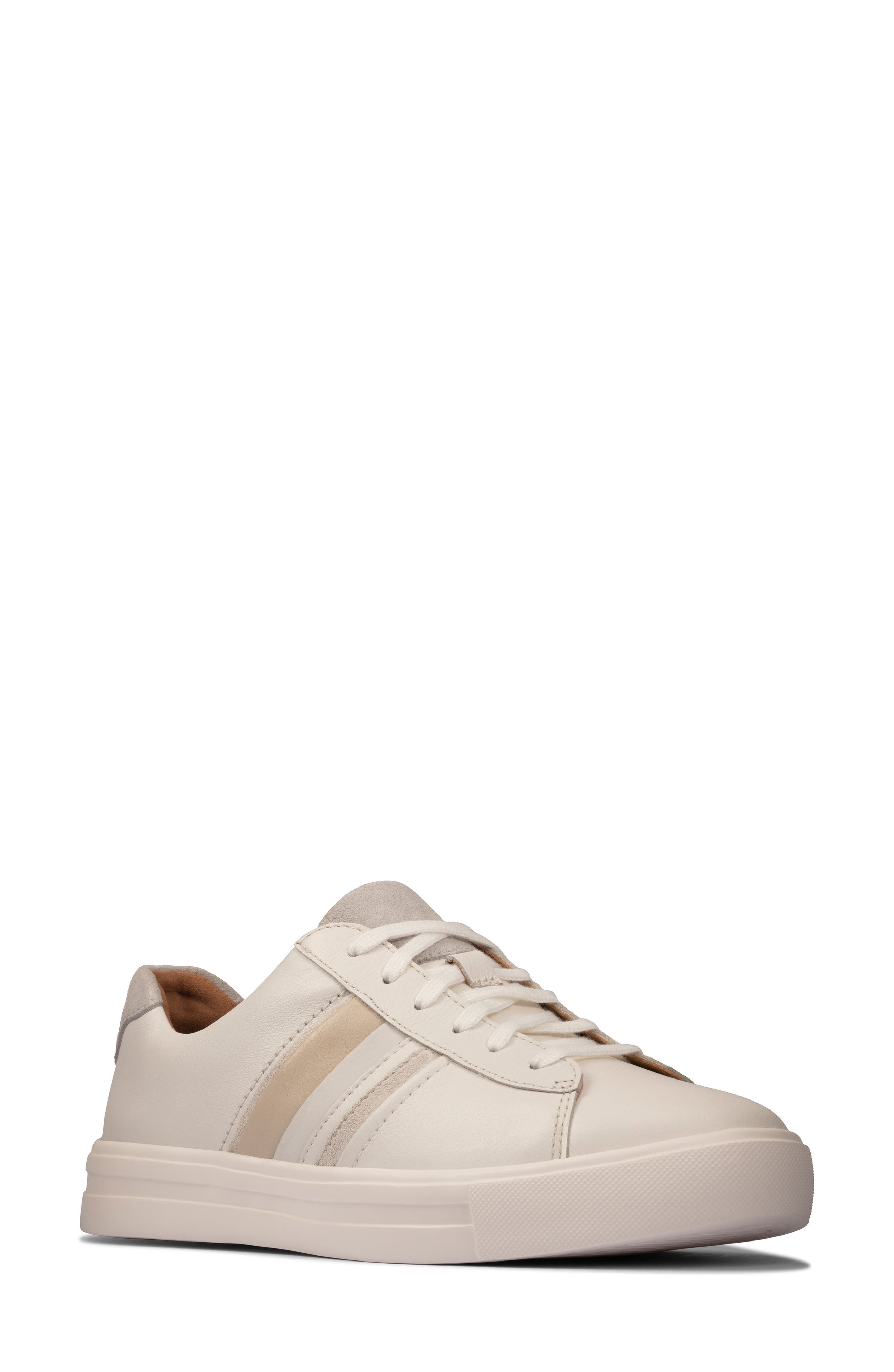 clarks white sneakers