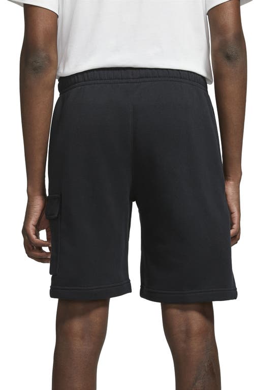 Shop Nike Nsw Club Cargo Shorts In Black/white