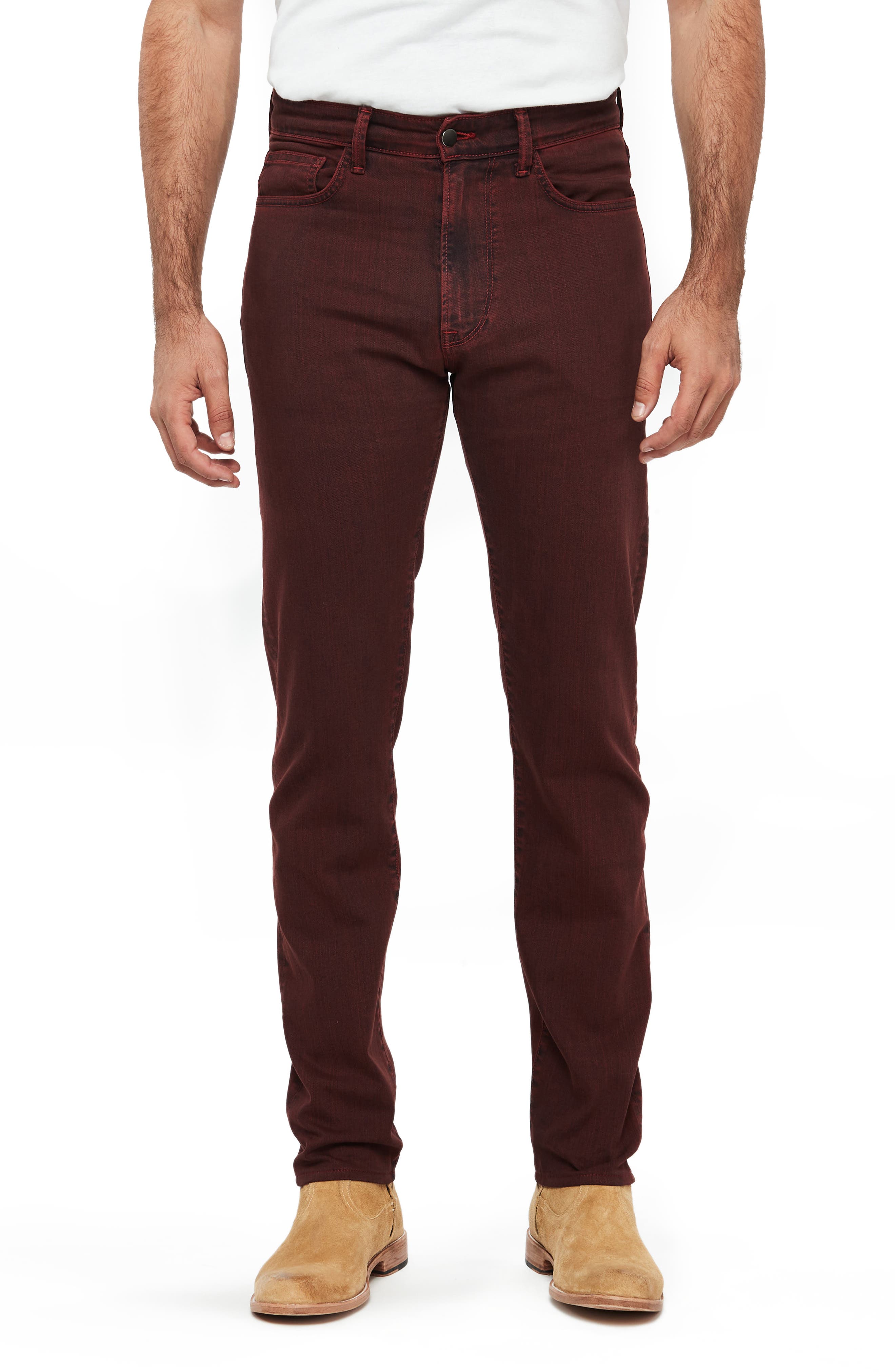 dark red skinny jeans mens