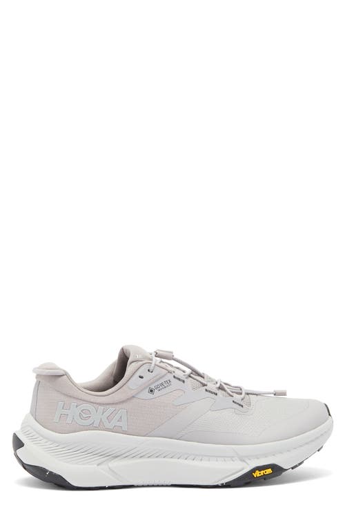 Hoka Transport Gore-tex® Waterproof Running Shoe In Opal/vaporous