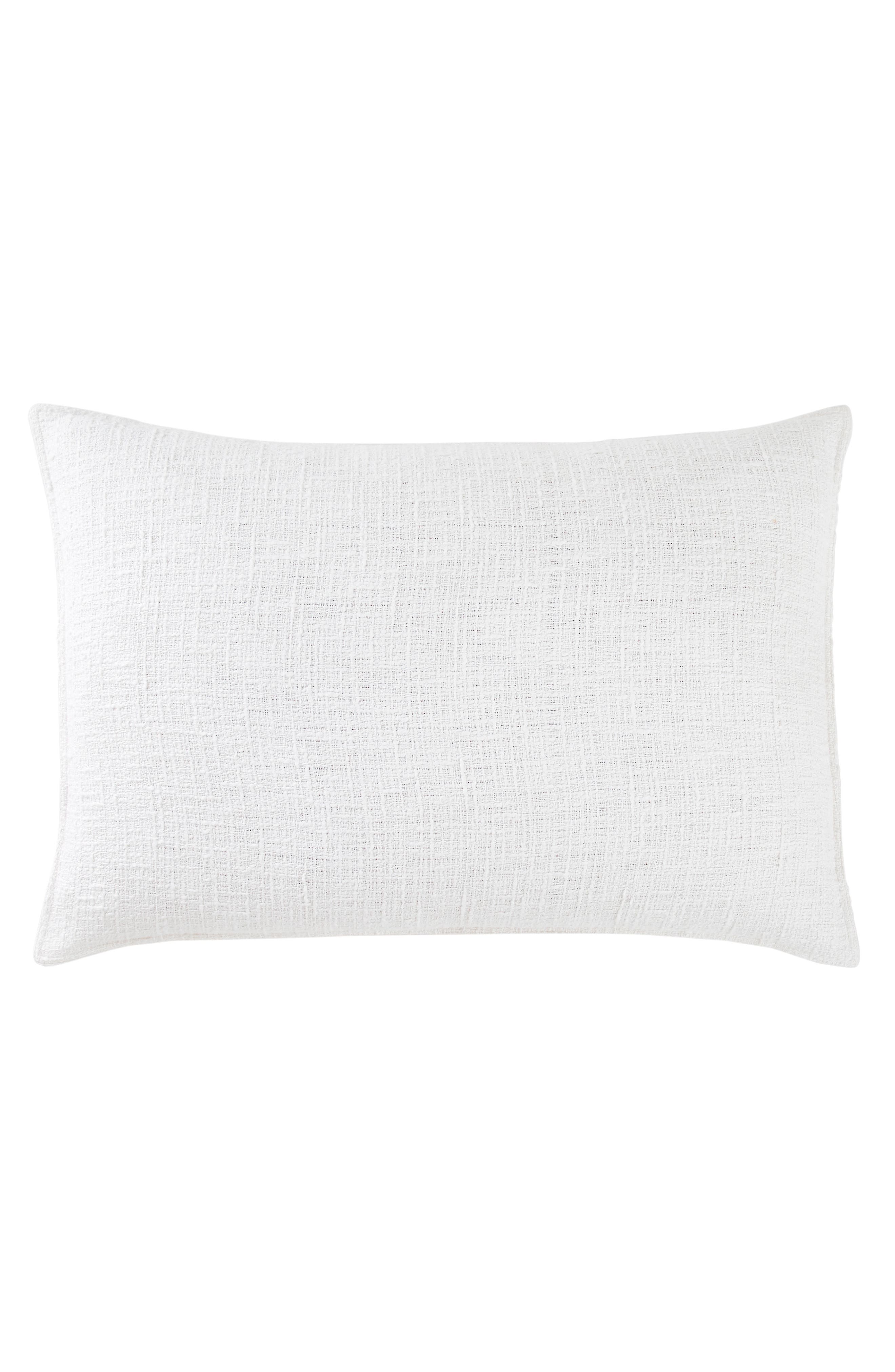 DKNY Pure Texture Sham in White at Nordstrom, Size Standard