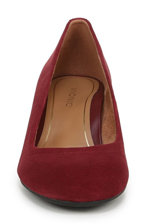 Shop Vionic Carmel Pump In Syrah