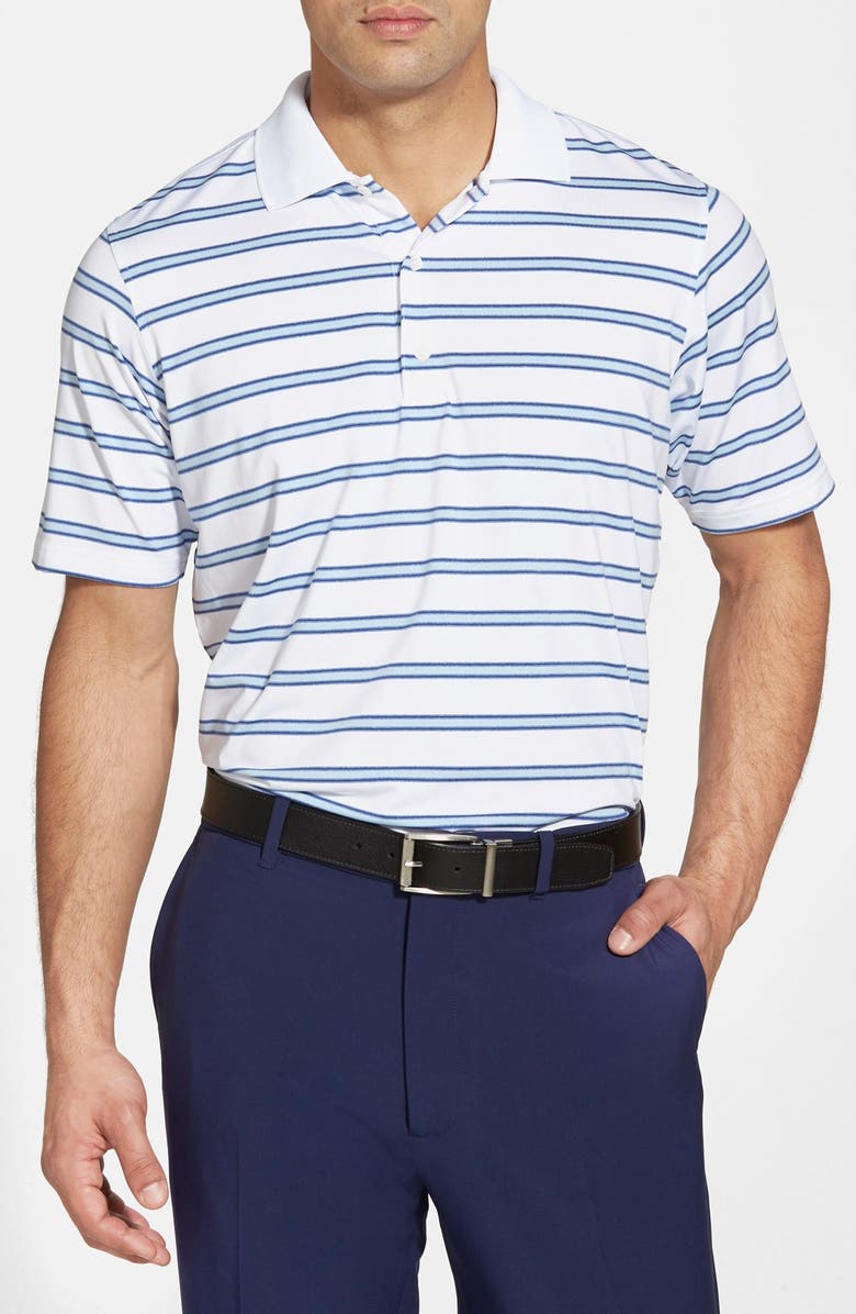 Fairway Greene Sunset Stripe Moisture Wicking Stretch Jersey