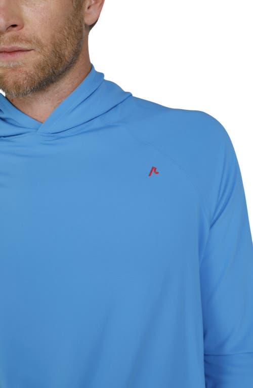 Shop Redvanly Larkin Golf Hoodie In Malibu Blue