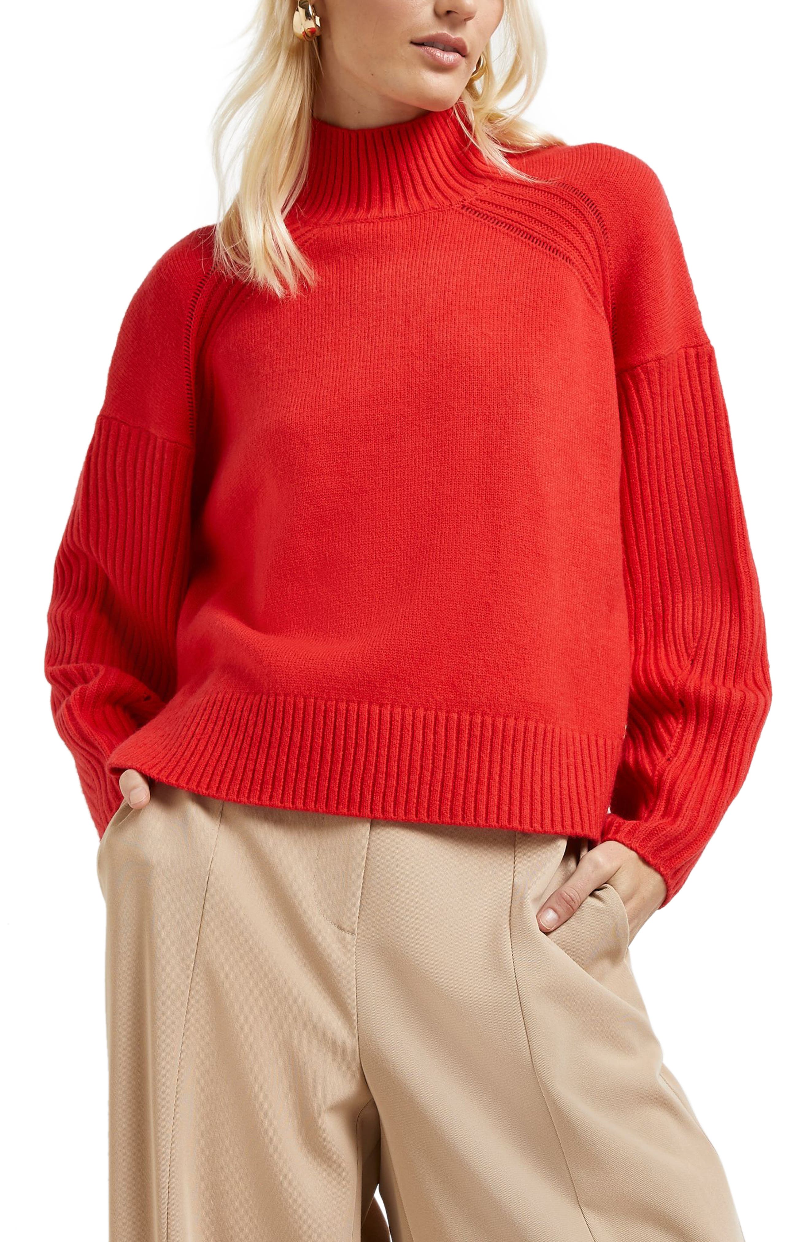 red polo neck