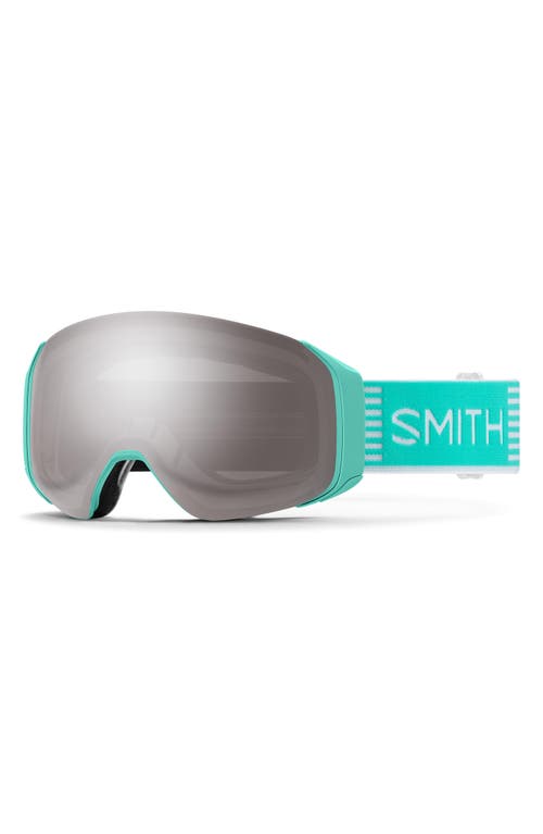 Smith 4d Mag™ 154mm Snow Goggles In Iceberg Stripes/platinum