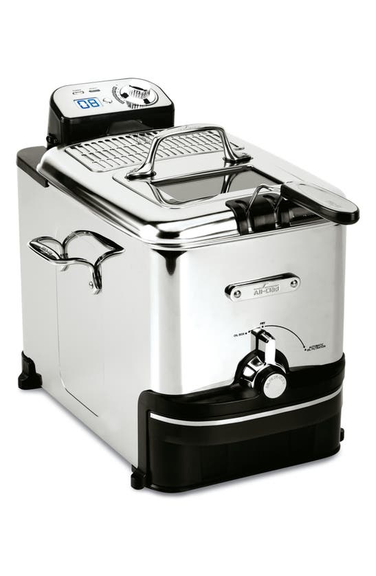 All-clad Ez Clean Pro 3.5-liter Deep Fryer In Metallic