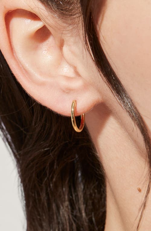 Ana Luisa Small Slim Endless Hoops In Gold