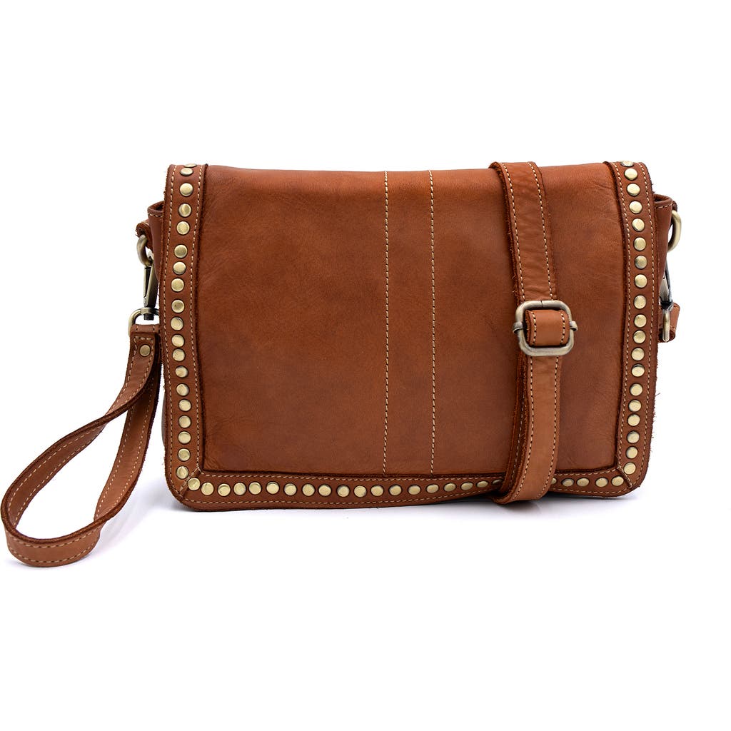 Bolsa Nova Marisa Crossbody In Cognac