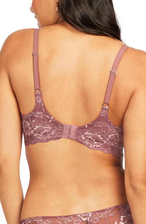 Montelle Intimates Montelle Intimate Muse Full Cup Lace Bra In Mauve Mist/blush