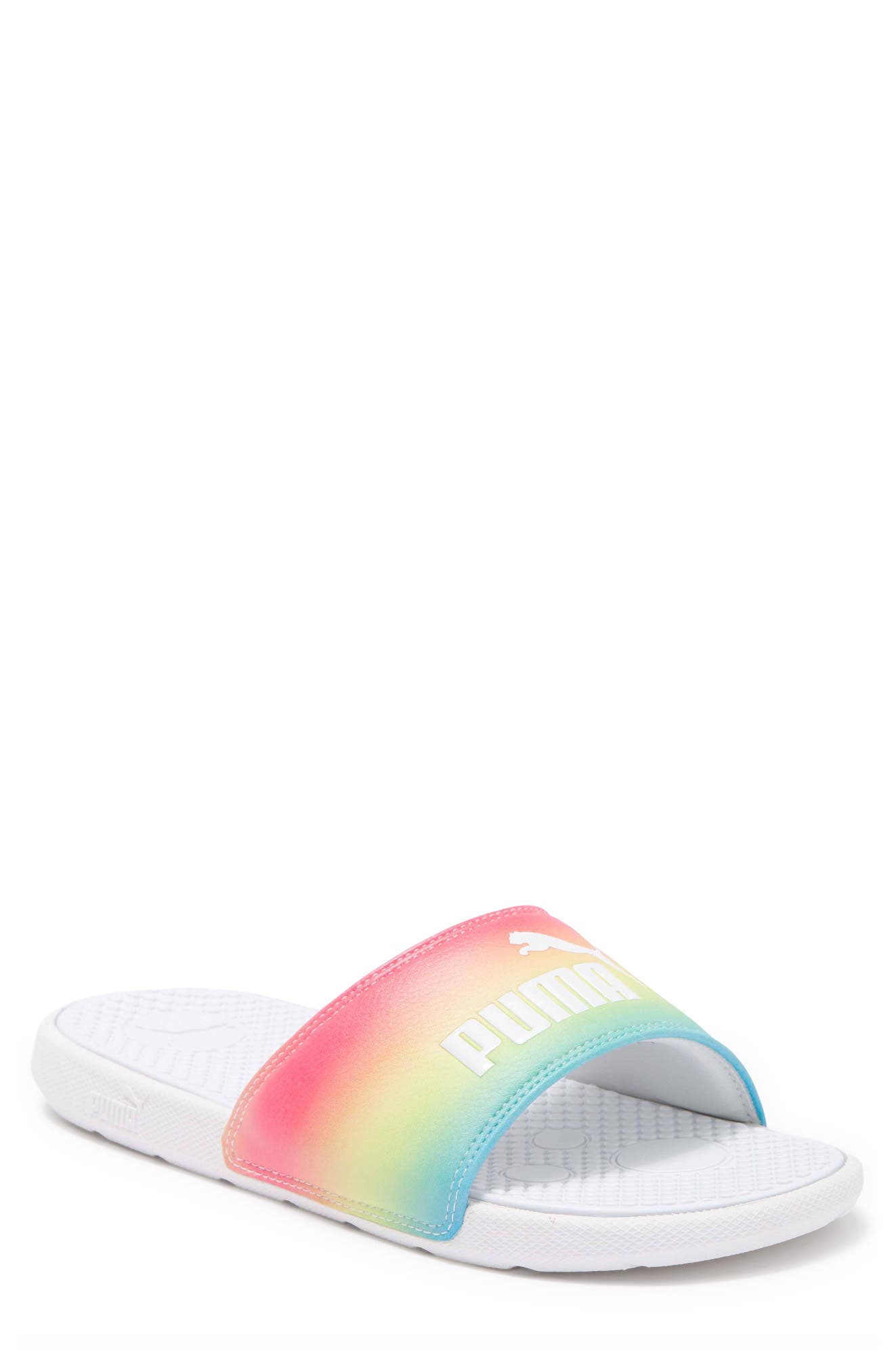 puma slides rainbow