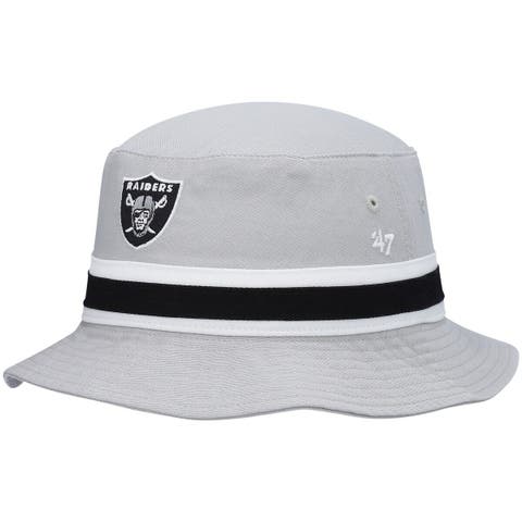 Las Vegas Raiders New Era Omaha 59FIFTY Fitted Hat - Gray, Size: 7