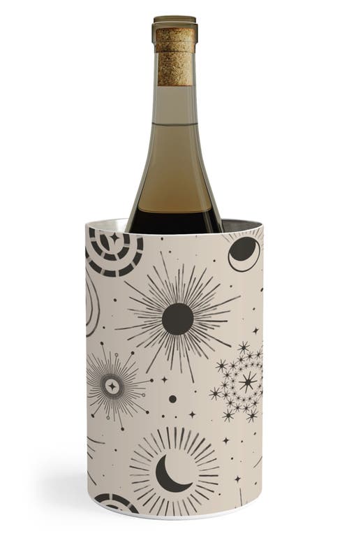 Deny Designs Holiday Moon & Sun Wine Chiller in Beige at Nordstrom