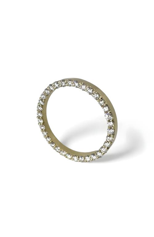 LESLIE PAIGE LESLIE PAIGE PUZZLE DIAMOND BAND RING