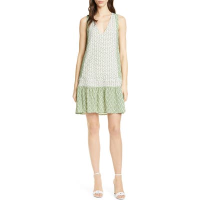 Dolan Chickie Floral Sleeveless Minidress, Green