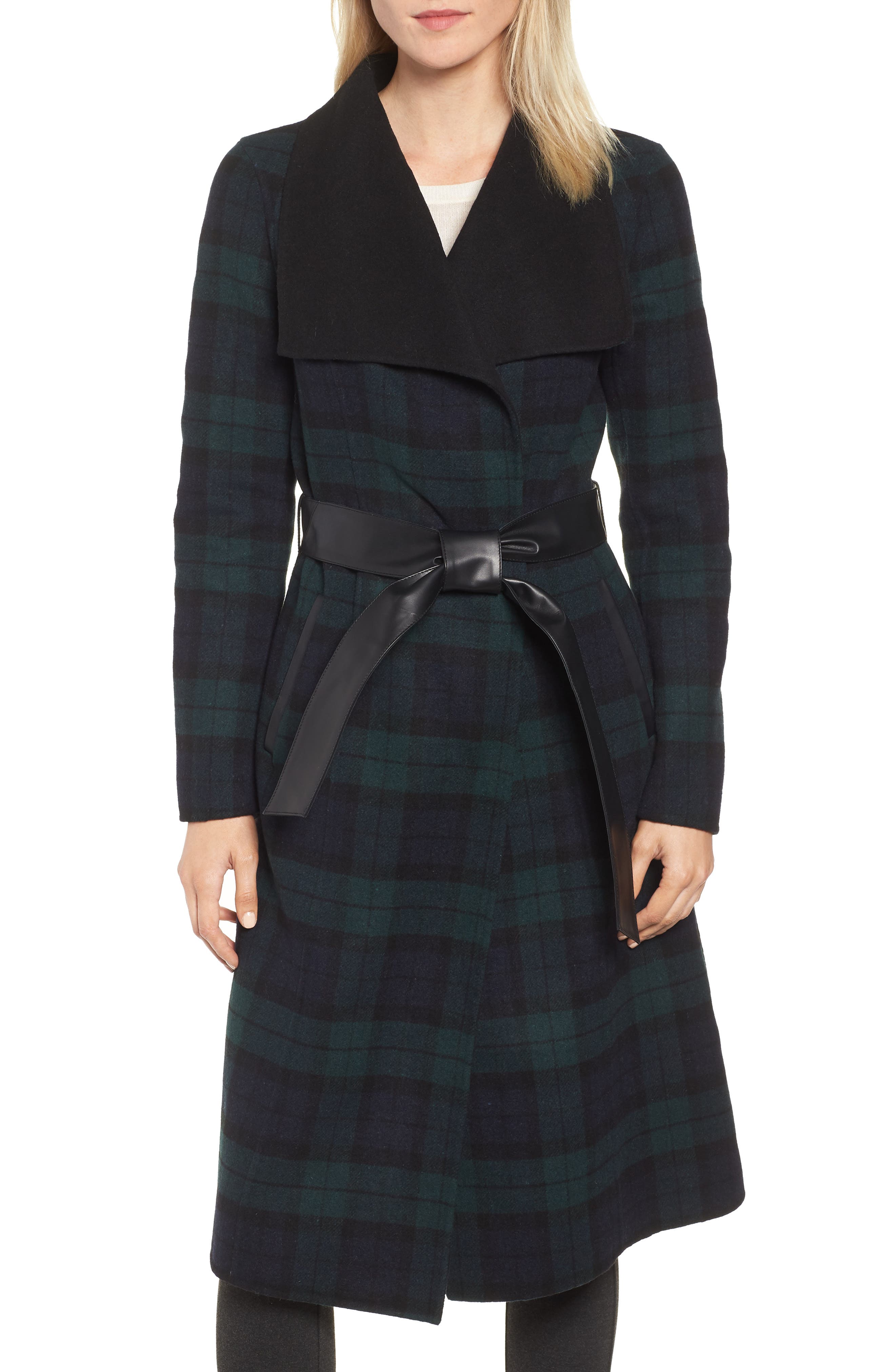 mackage belted wool coat