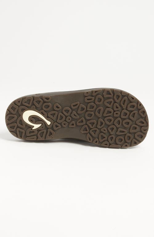 Shop Olukai 'kia'i Ii' Flip Flop In Black/black